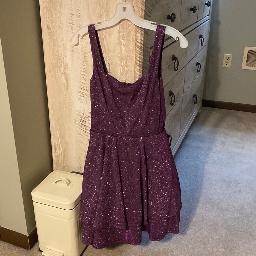 Purple sparkly dress